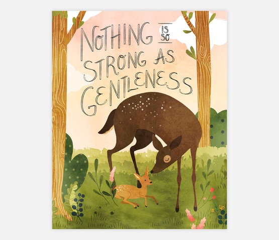 As Strong as Gentleness Print (8" x 10")