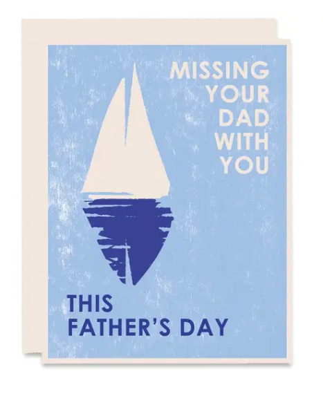 Missing Your Dad With You Father's Day Card Missing Your Dad With You Father's Day Card