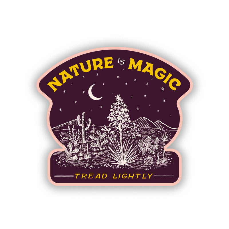 Nature Is Magic Single Sticker