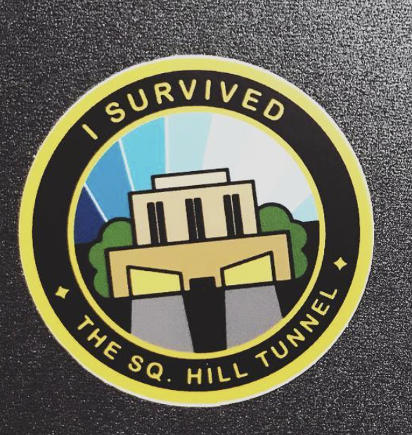 Squirrel Hill Tunnel Badge Sticker