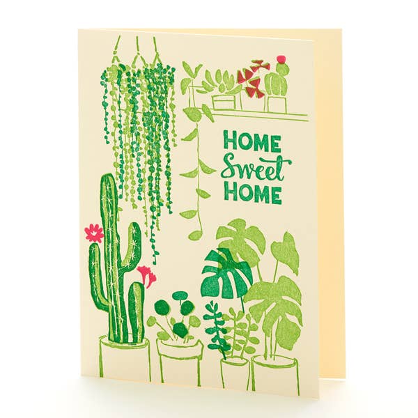 House Plants New Home Card