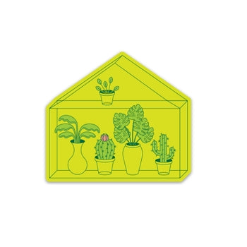 Green House Vinyl Magnet