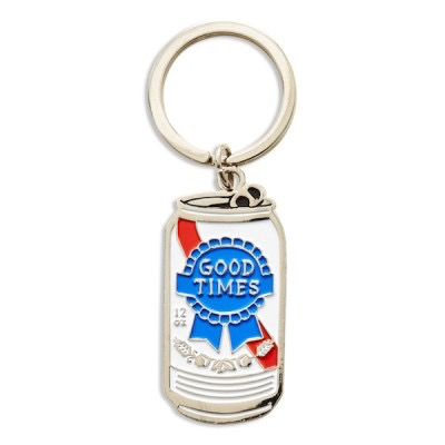 Good Times Beer Can Keychain