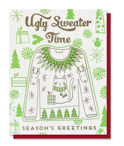 Ugly Sweater Time Card