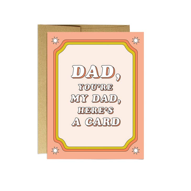 No-nonsense Dad Card