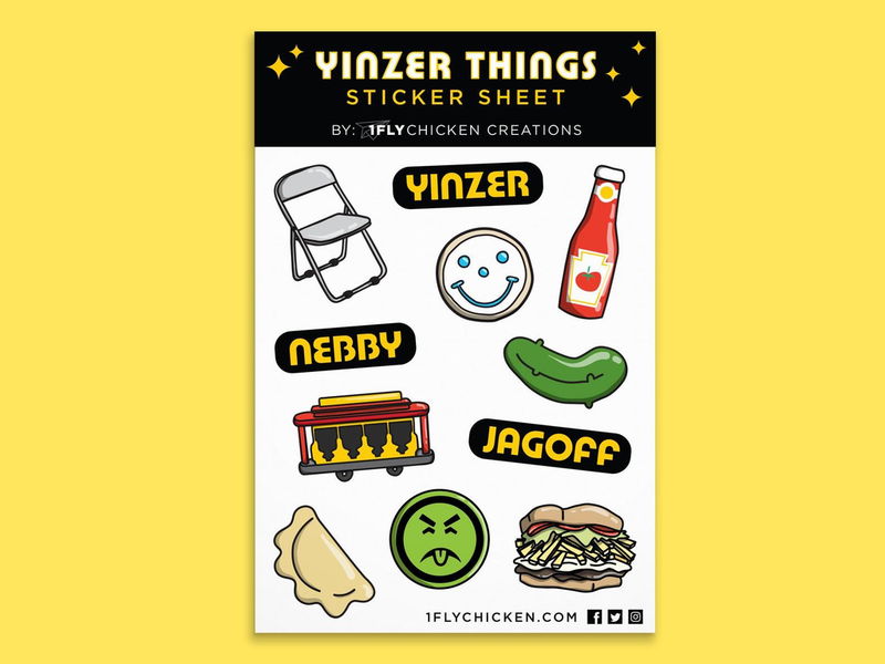 Yinzer Things Sticker Sheet