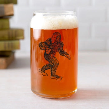 Sasquatch Beer Can Glass 16oz