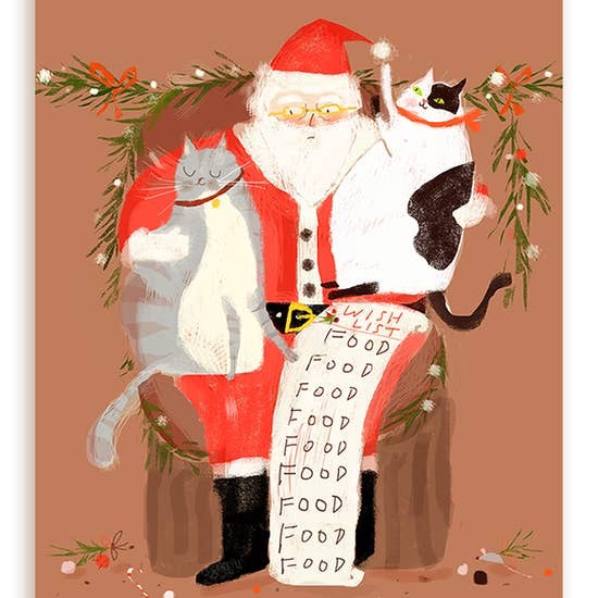 All I Want For Christmas - Funny Christmas Cat Card
