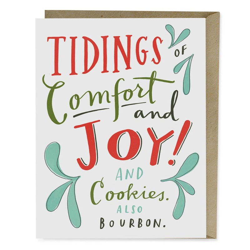 Cookies and Bourbon Holiday Card