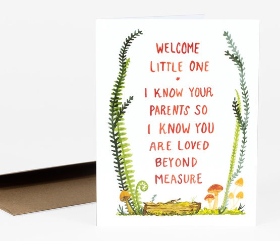 I Know Your Parents Baby Card