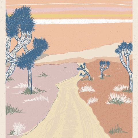 Sunset Drive Print (12" x 16")