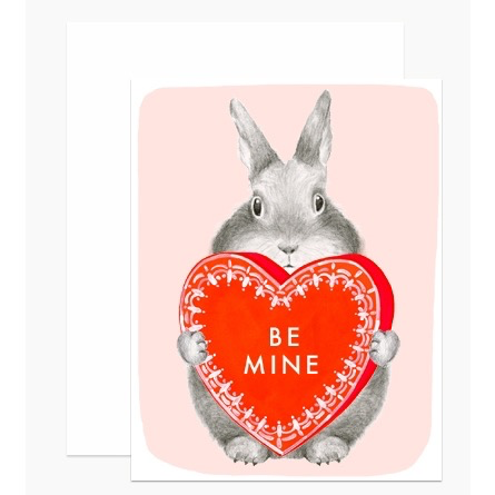 Be Mine Bunny Card