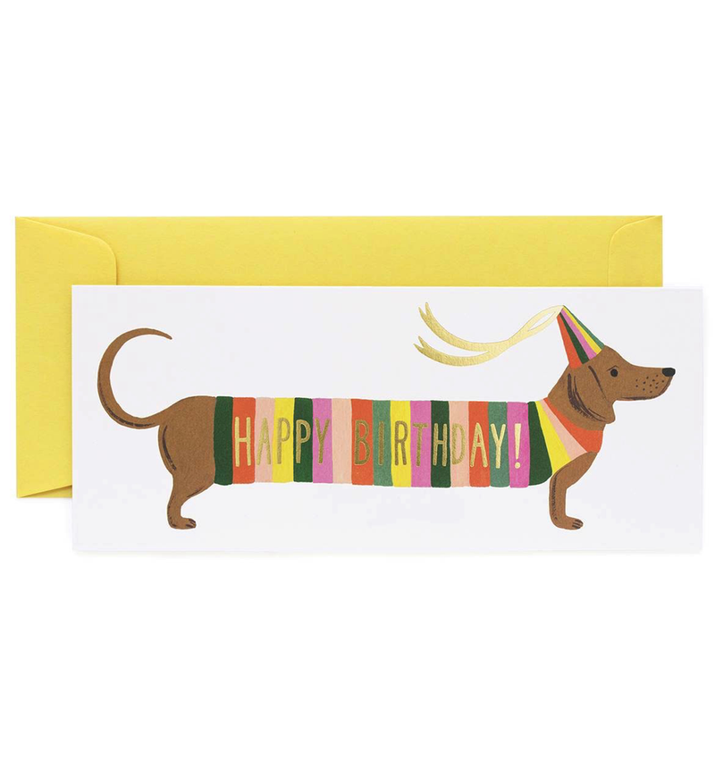 Hot Dog Birthday Card