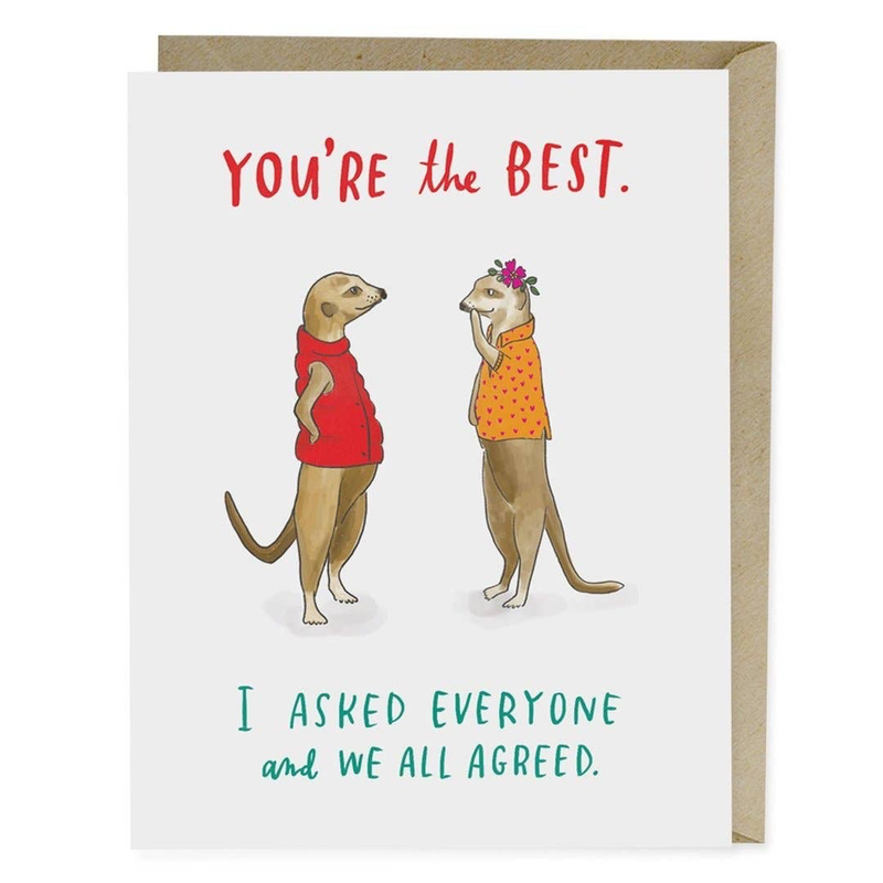 You’re The Best Thank You Card