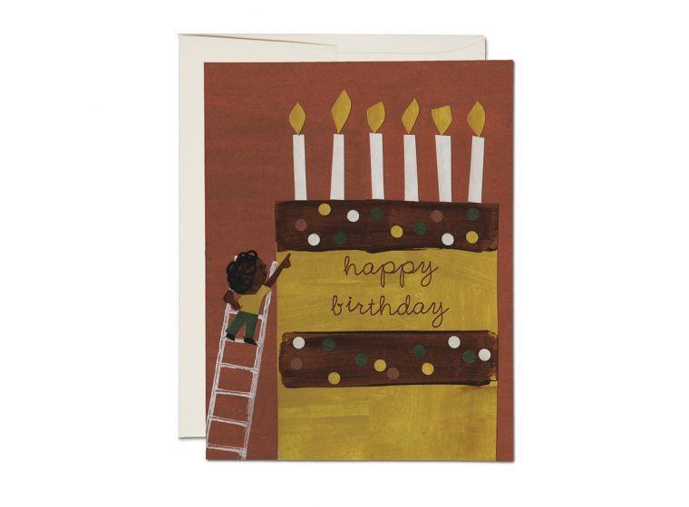 Cake Ladder Birthday Card