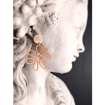 Flower Power Mini Earrings - Spice