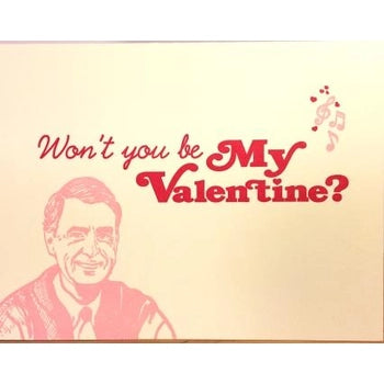 Won't You Be My Valentine Card