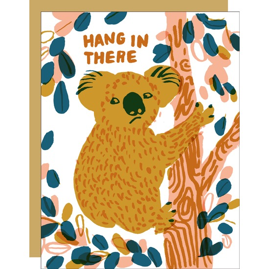 Hang In There Koala Encouragement Card
