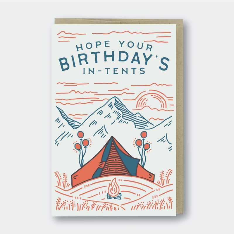 In-Tents Birthday Card
