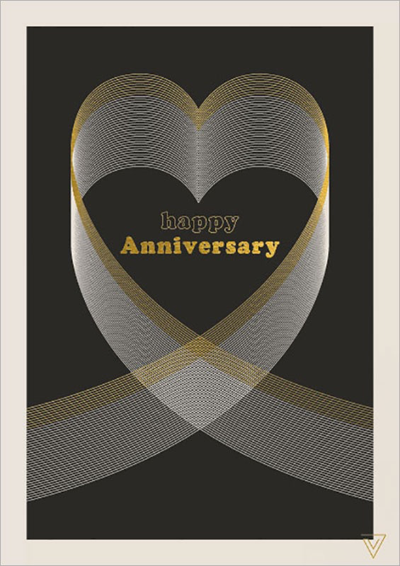 Heart - Anniversary Card