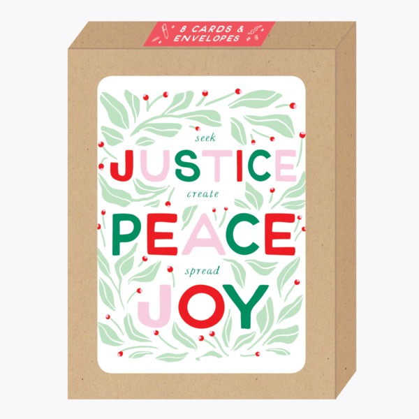 Boxed Justice Christmas Holiday Card