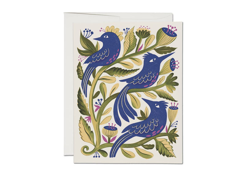 Purple Birds Cards - Boxed Set