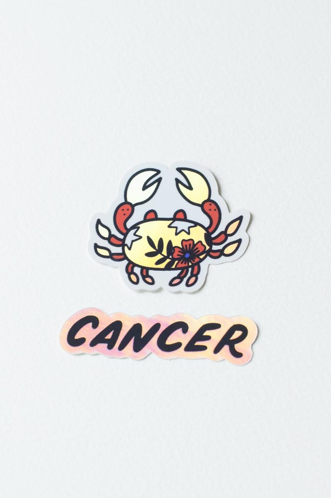 Cancer Holographic Zodiac Stickers