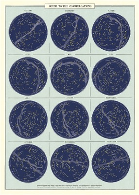 Constellations Chart Wrap (Pick Up Only)