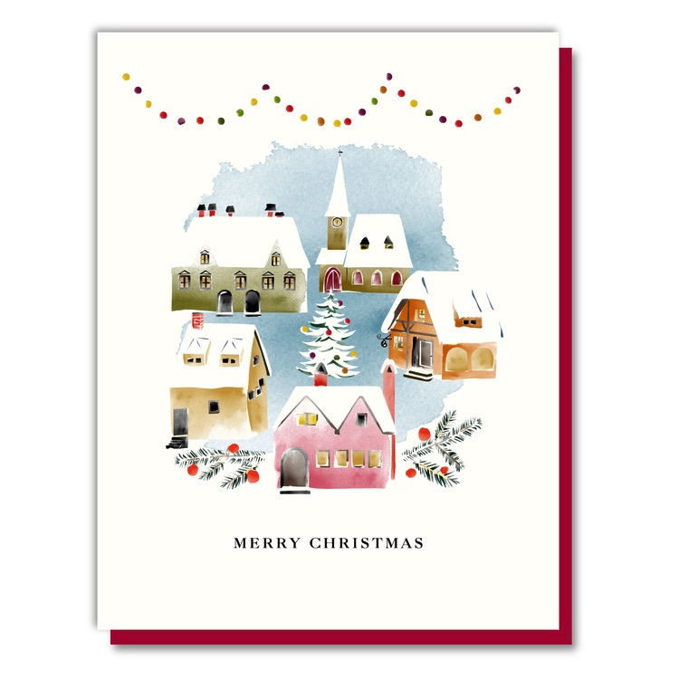 Christmas Village Boxed Cards
