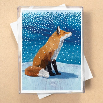 Fox Moment Boxed Holiday Cards