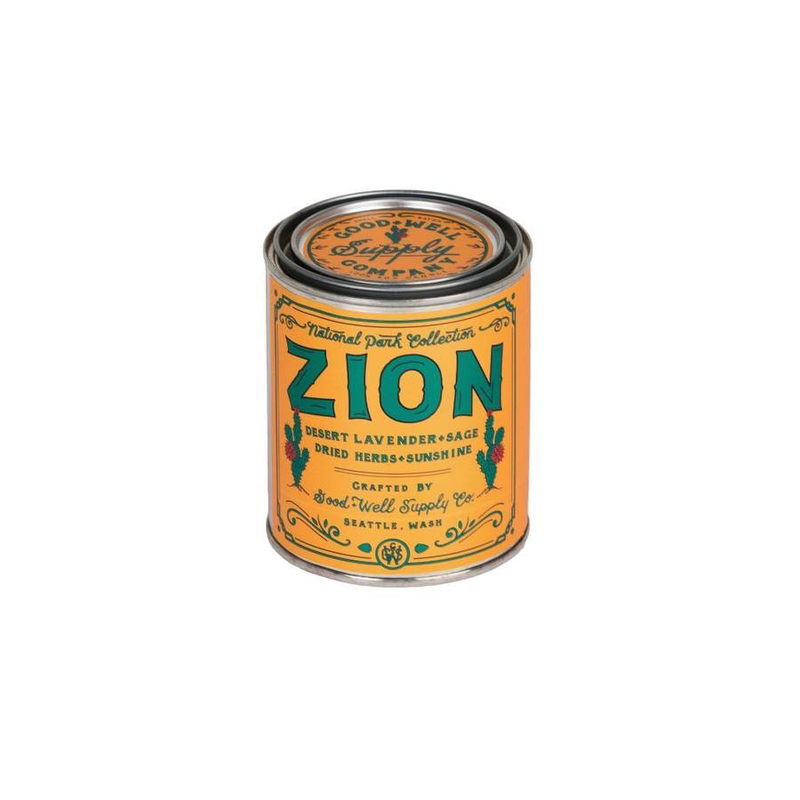 Zion Wood Wick Soy Candle (8oz)