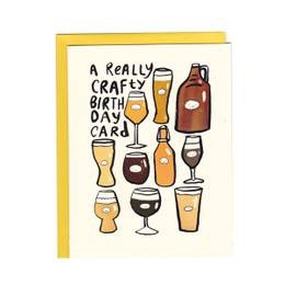 Crafty Beer Birthday Card