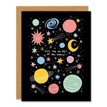 Out of this World Dad Card