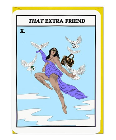 Extra Friend Tarot Card
