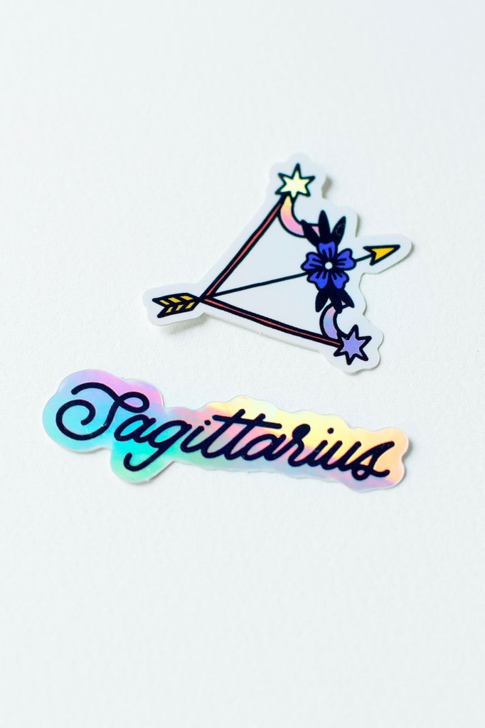 Sagittarius Holographic Zodiac Stickers
