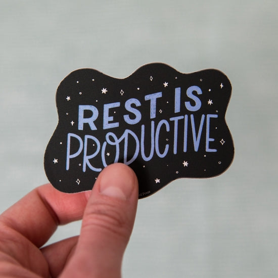 Rest Is Productive Vinyl Sticker