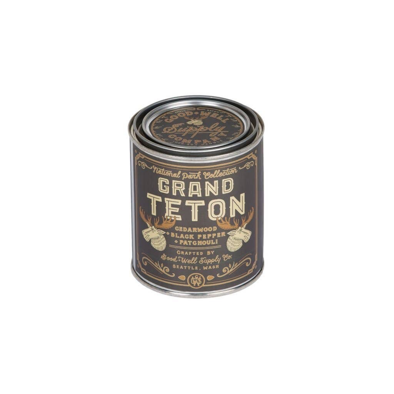 Grand Teton Wood Wick Soy Candle (8oz)