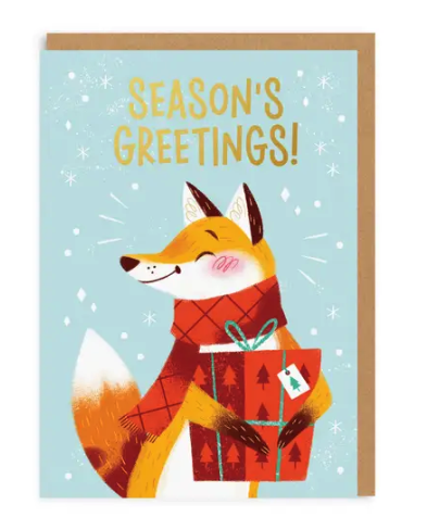 Season's Greetings Fox Card