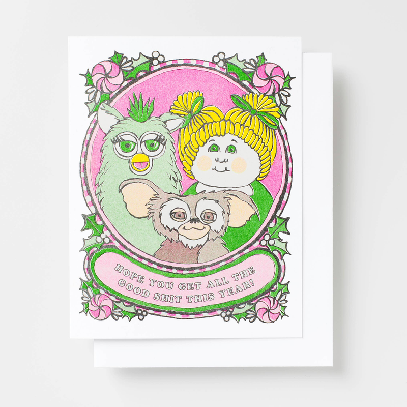 Get All The Good Shit Holiday Card