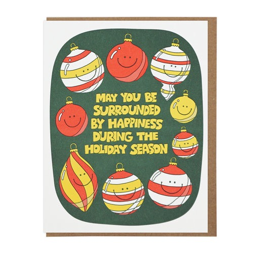 Surrounded With Happiness Holiday Card
