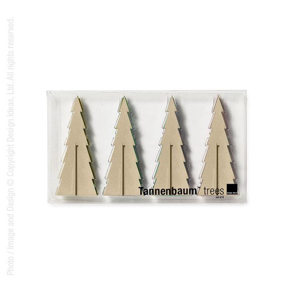 Tannenbaum Tree -Set of 8 Mini Natural