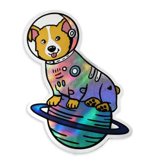 Space Corgi Sticker