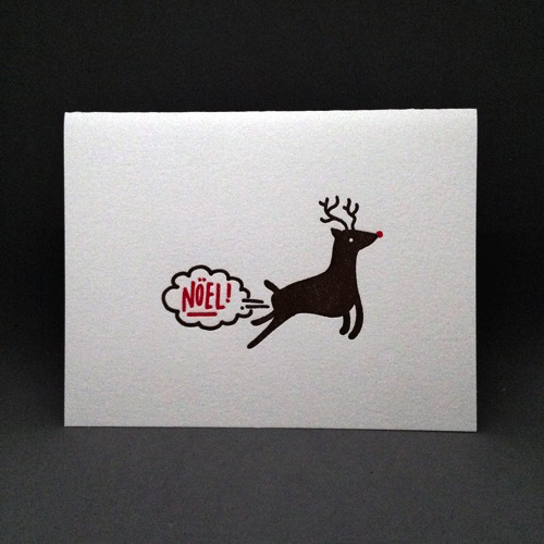 Reindeer Fart Holiday Card