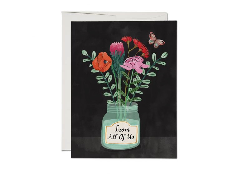 Flowers from Us Card