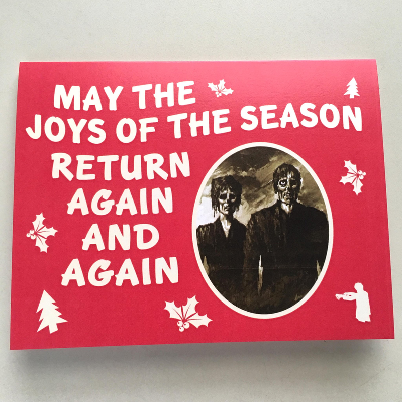 Holiday Zombie Card