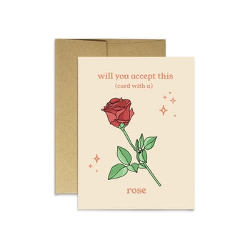 Accept This (Card with a) Rose Card