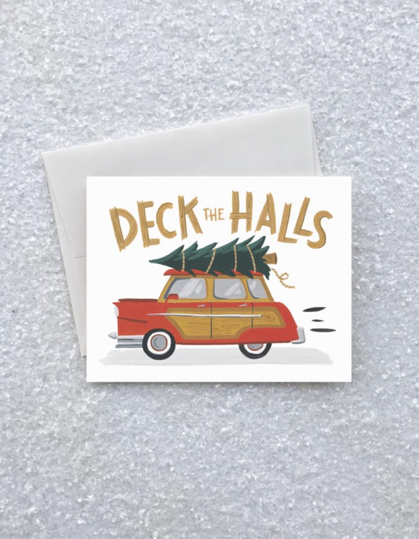 Holiday Tree Toters Card