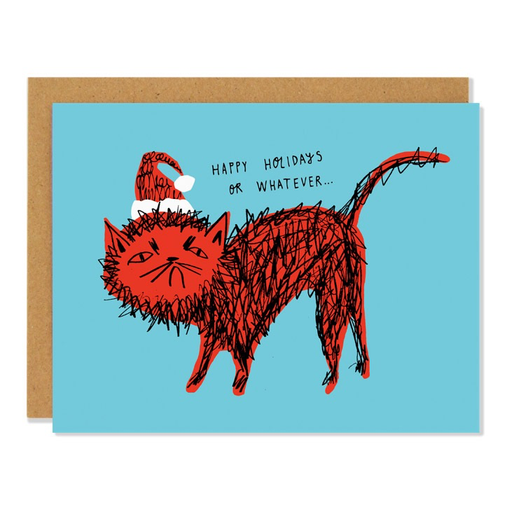 Snitty Kitty Holiday Card