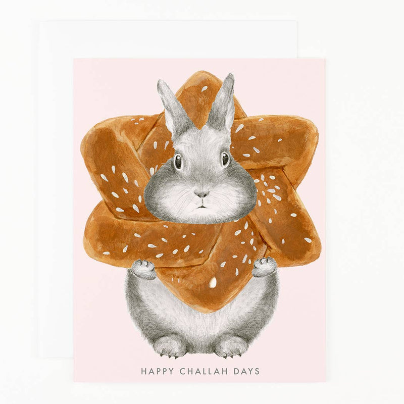 Happy Challah Days Hanukkah Card