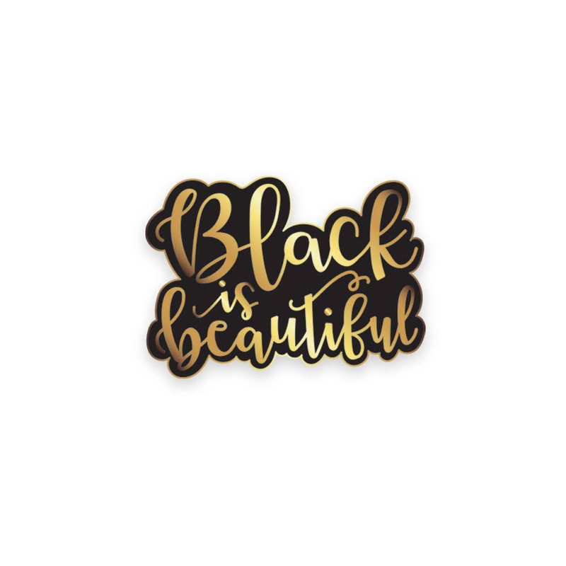 Black is Beautiful Enamel Pin